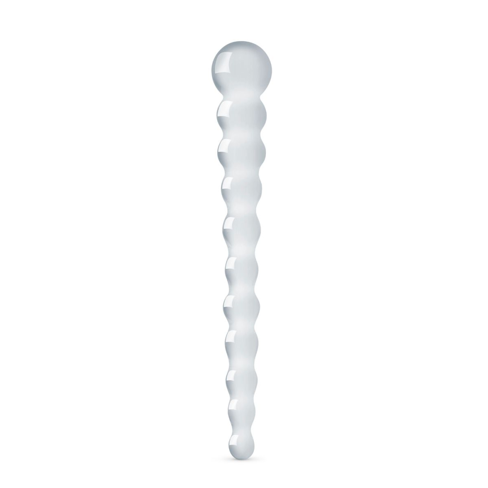 Стеклянный дилдо в виде бусин Gildo Glass Dildo No. 20
