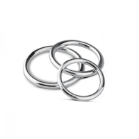 Набор эрекционных колец Sinner Gear Unbendable — Cock/Ball Ring & Glans Ring Set