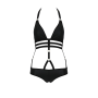 Боди монокини под латекс Passion Exclusive LAMIS BODY L/XL, black