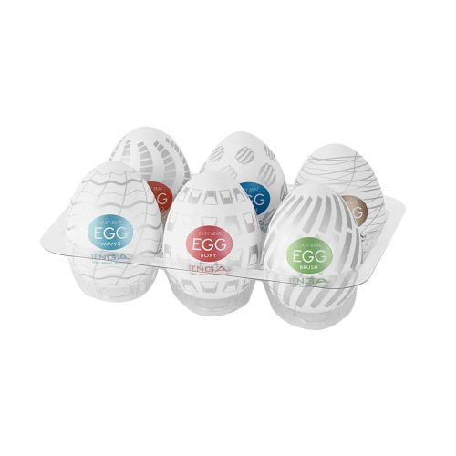 Набор мастурбаторов-яиц Tenga Egg New Standard Pack (6 яиц) Набор мастурбаторов-яиц Tenga Egg New Standard Pack (6 яиц)