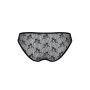 Трусики-слипы с кружевной сеточкой Passion DINA THONG XXL/XXXL, black