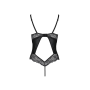 Боди из эко-кожи и кружева Passion LOONA BODY L/XL, black