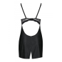 Бэби-долл из эко-кожи и кружева Passion LOONA CHEMISE L/XL, black