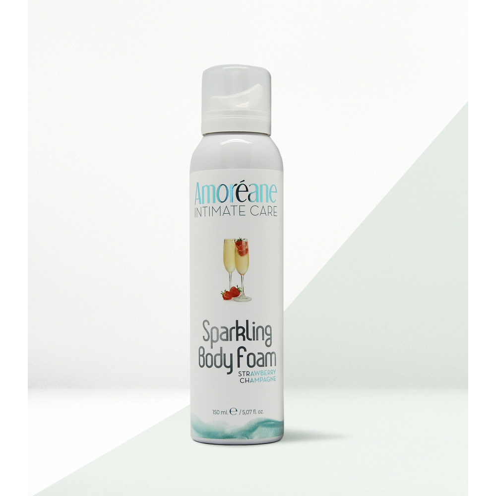 Массажная пена Amoreane Sparkling Body Foam Strawberry Champagne(150 мл)