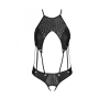 Распродажа!!! Боди из эко-кожи с ремешками и перфорацией Tamaris Body black L/XL — Passion