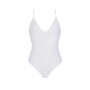 Боди с ажурным декором и открытым шагом Passion URSULA BODY XXL/XXXL, white