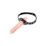 Кляп с двойным фаллоимитатором Fetish Tentation Double Penis Gag Flesh