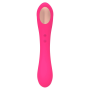 Вибратор и вакуумный клиторальный стимулятор 2-в-1 Alive Quiver Magenta Pink обновленная модель