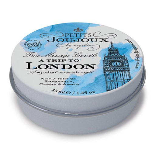 Массажная свечa Petits Joujoux - London - Rhubarb, Cassis and Ambra (43 мл) с афродизиаками Массажная свечa Petits Joujoux - London - Rhubarb, Cassis and Ambra (43 мл) с афродизиаками