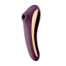 Вакуумный стимулятор с вибрацией Satisfyer Dual Kiss Wine Red