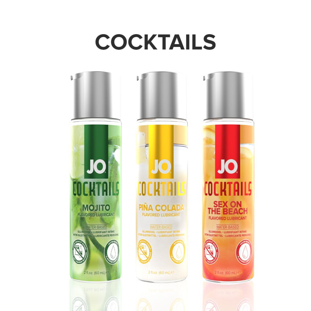 Лубрикант на водной основе JO Cocktails - Pina Colada без сахара, растительный глицерин (60 мл)
