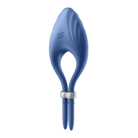 Эрекционное виброкольцо лассо Satisfyer Duelist Blue, 10 режимов, мощный мотор