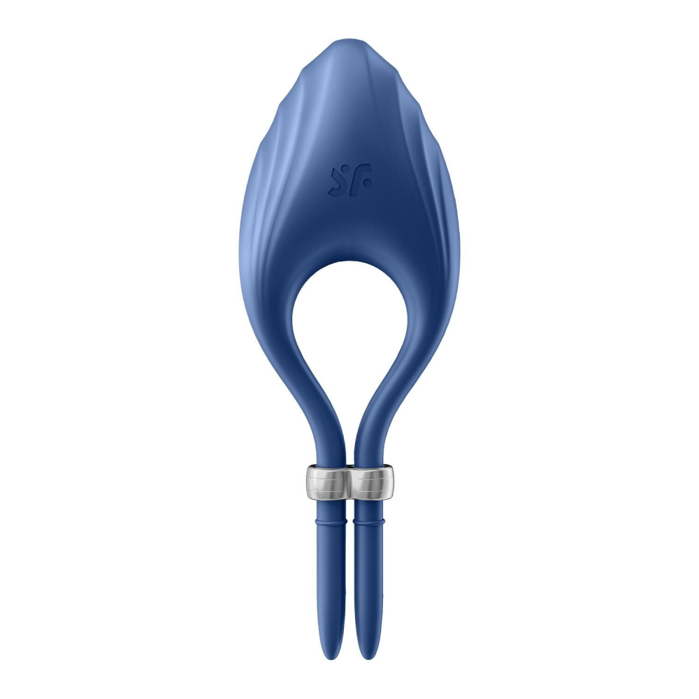 Эрекционное виброкольцо лассо Satisfyer Duelist Blue, 10 режимов, мощный мотор