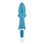 Вибратор кролик с тройным отростком Satisfyer Embrace me Turquoise, 2 мотора, диаметр 3,6 см