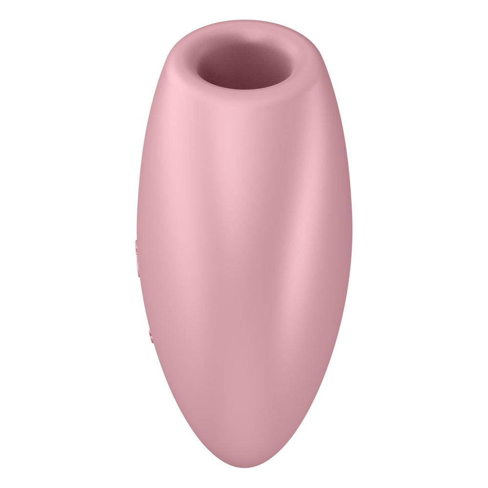 Вакуумный стимулятор-сердечко с вибрацией Satisfyer Cutie Heart Light Red