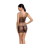 Бодистокинг мини-платье с бабочками Passion BS090 One Size black