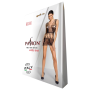 Бодистокинг мини-платье с бабочками Passion BS090 One Size black