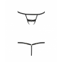 Трусики-стрепы Passion Exclusive SHELLY THONG XXL/XXXL, black