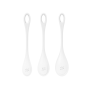 Набор йони бусин Satisfyer Yoni Power 1 White, диаметр 2-2,5-3см, вес 22-46-74гр