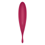 Смарт-вибратор для клитора с вакуумной стимуляцией Satisfyer Twirling Pro+ dark red