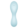 Вакуумный смарт-стимулятор с вибрацией Satisfyer Curvy Trinity 5 (Blue), управление со смартфона