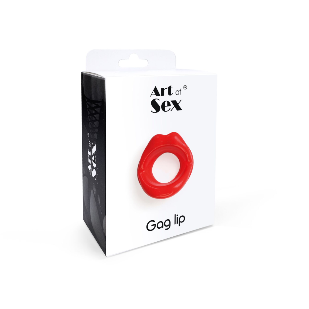 Кляп-расширитель в форме губ Art of Sex – Gag lip, красный