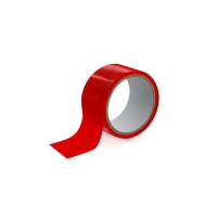 Скотч для бондажа Fetish Tentation Red (15 м), не липнет к коже и волоскам, только сам к себе