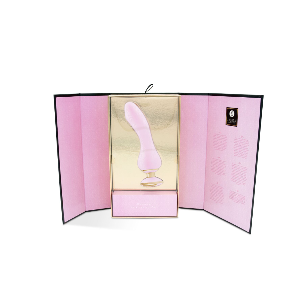 Вибратор для точки G Shunga Sanya Light Pink, гибкий ствол
