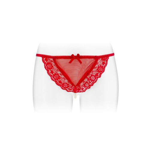 Трусики-стринги с жемчужной ниткой Fashion Secret KATIA Red