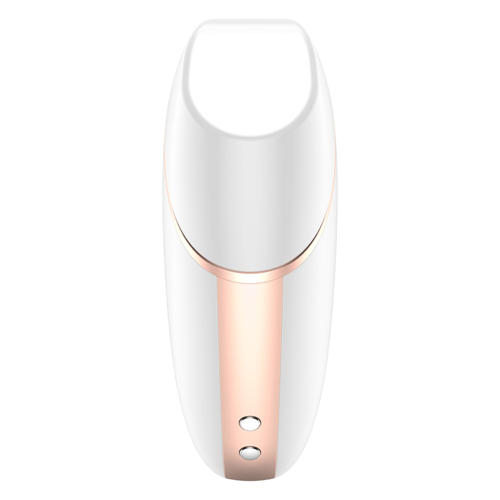 Вакуумный клиторальный стимулятор Satisfyer Love Triangle White с управлением через интернет