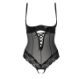 Боди с открытой грудью Passion Exclusive NORTH BODY L/XL, black