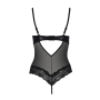 Боди с открытой грудью Passion Exclusive NORTH BODY S/M, black