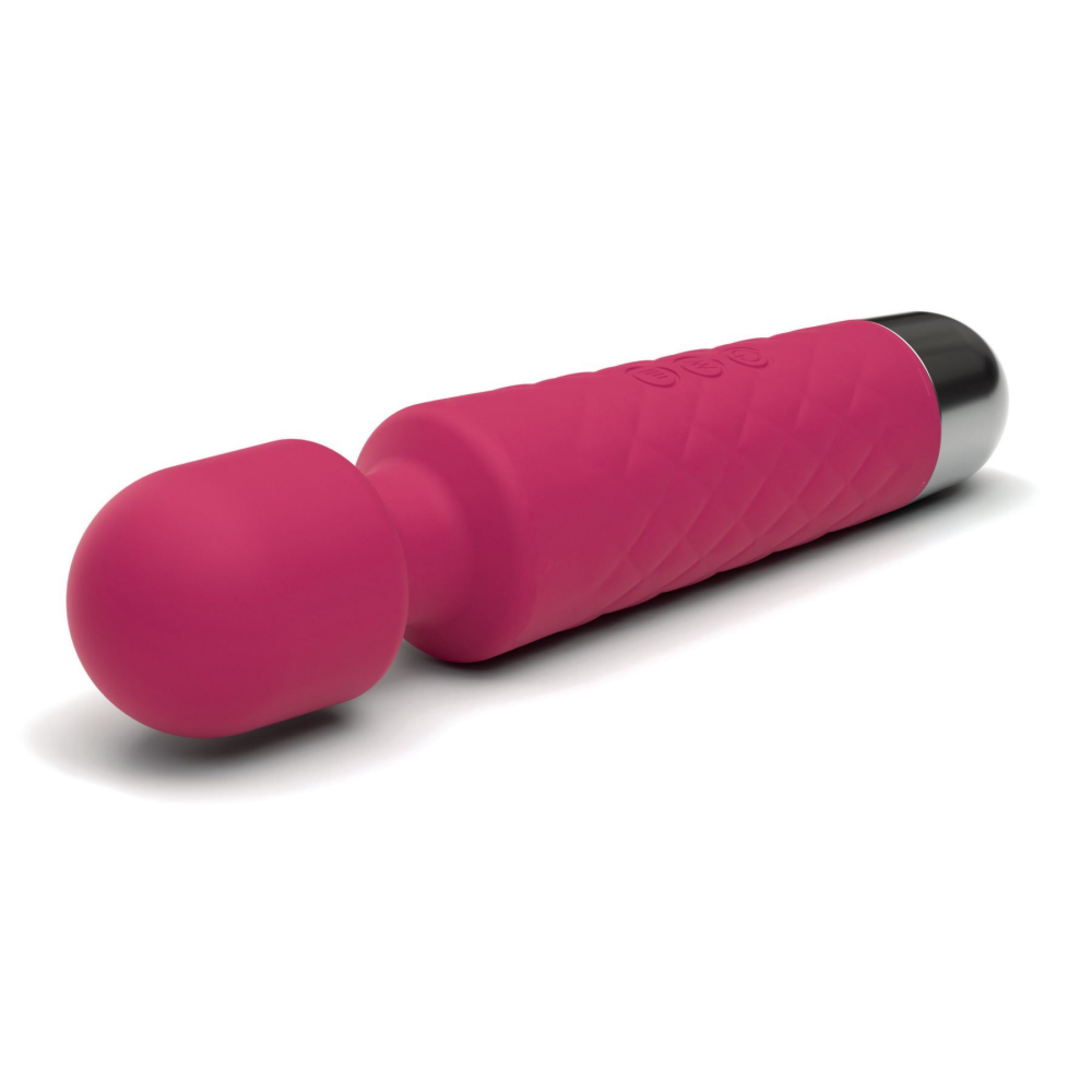 Минивибромассажер Dorcel Wand Wanderful Magenta мощный, водонепроницаемый, 18 режимов работы