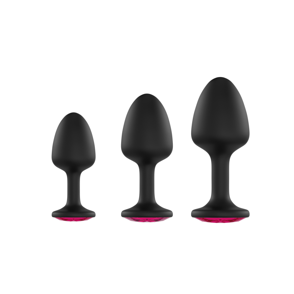 Анальная пробка Dorcel Geisha Plug Ruby XL с шариком внутри, создает вибрации, макс диаметр 4,5см