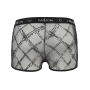Мужские прозрачные боксеры Passion 032 SHORT JAMES XXL/XXXL Black, сетка