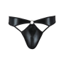 Мужские стринги Passion 033 THONG PAUL S/M Black, под латекс