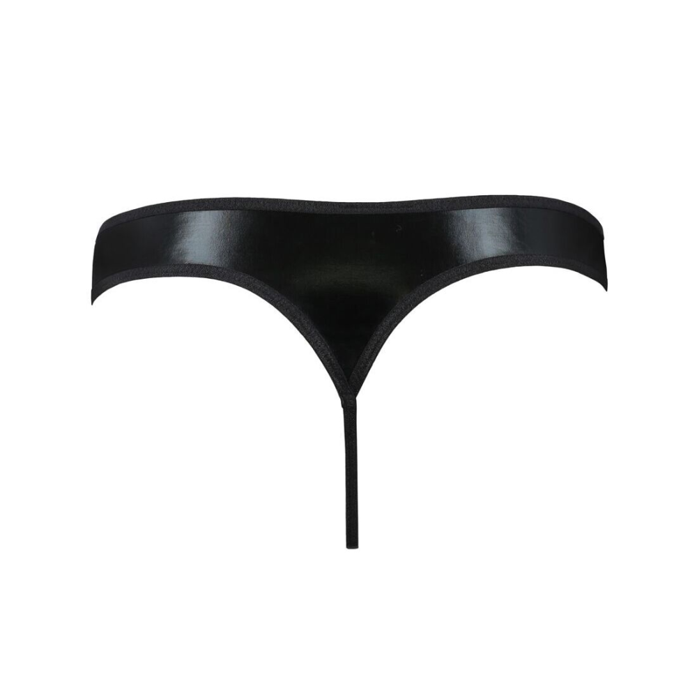 Мужские стринги Passion 033 THONG PAUL S/M Black, под латекс