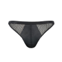 Мужские открытые слипы Passion 034 OPEN LUKE L/XL Black, экокожа