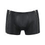 Мужские кожаные боксеры с молниями Passion 049 SHORT MATT XXL/XXXL Black