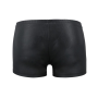 Мужские кожаные боксеры с молниями Passion 049 SHORT MATT XXL/XXXL Black