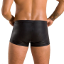 Мужские кожаные боксеры с клапаном Passion 050 SHORT PATRICK XXL/XXXL Black