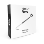 Анальный крюк 4 с ошейником из натуральной кожи Art of Sex - Anal hook, Черный