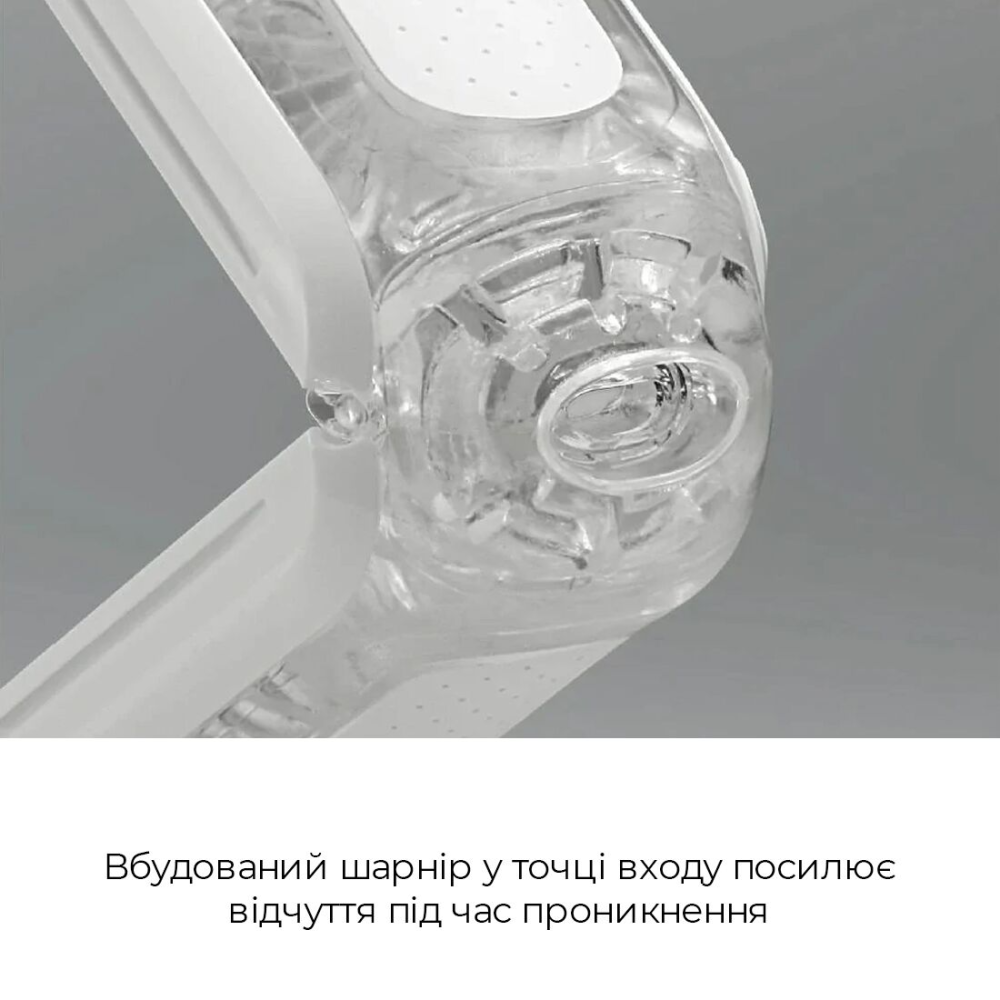 Мастурбатор Tenga Flip Zero White, изменяемая интенсивность стимуляции, раскладной