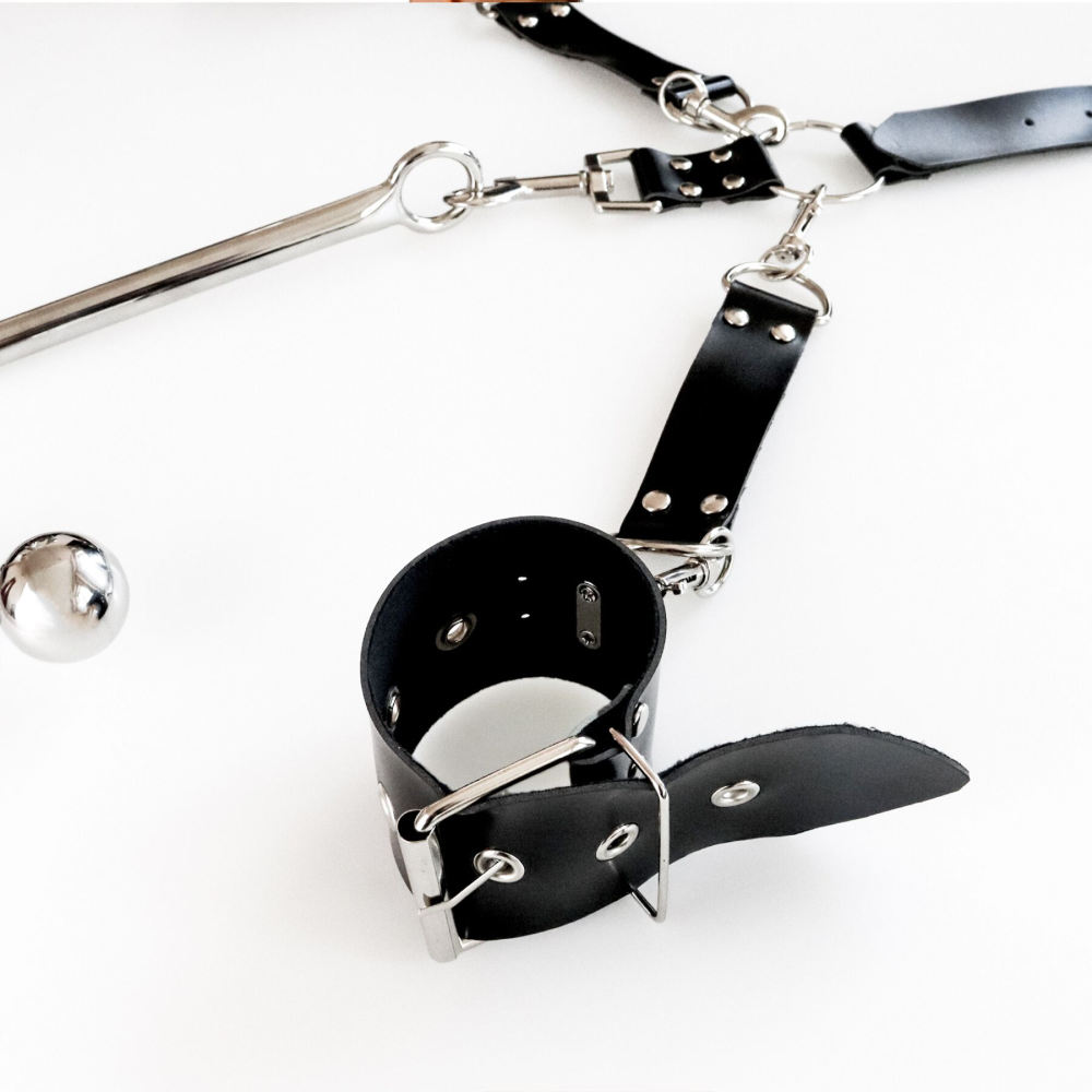 Бондажный набор с металлическим анальным крюком Art of Sex Beatrice Bondage set with anal hook № 1