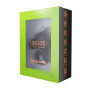 Эрекционное виброкольцо Adrien Lastic Lingus Black с язычком и щеточкой для стимуляции клитора