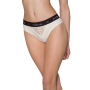 Трусики с широкой резинкой и кружевом Passion PS001 PANTIES L, ecru