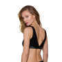Топ с прозрачной вставкой Passion PS002 TOP L, black