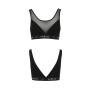 Топ с прозрачной вставкой Passion PS002 TOP XL, black