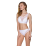 Топ с прозрачной вставкой Passion PS002 TOP M, white