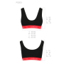 Спортивный топ на широких бретелях Passion PS003 TOP XL, black